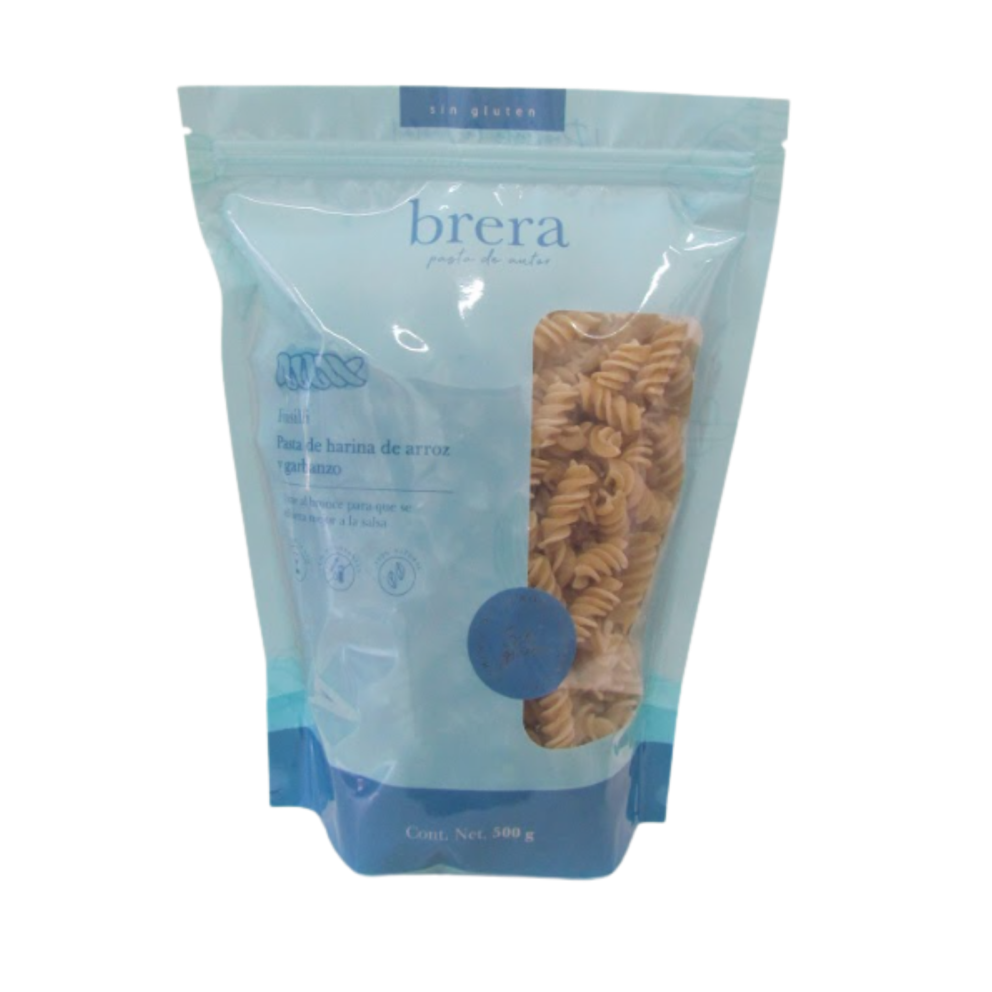 Fusilli sin gluten con harina de arroz y garbanzo